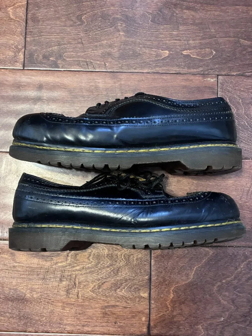 Doc Marten Brogue Wingtips UK10 Black